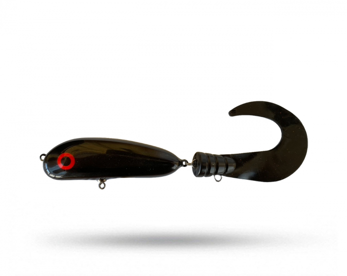 Brunnberg Lures BB Tail Shallow - Pure Black i gruppen Fiskedrag / Tailbeten hos Örebro Fiske & Outdoor AB (BB Shallow Black)